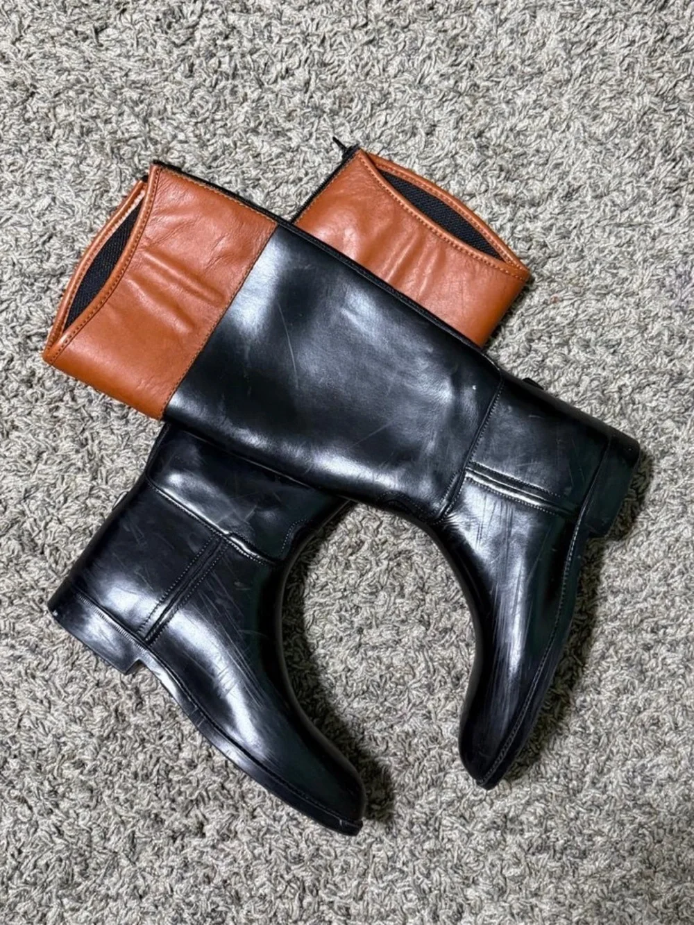 Tory Burch Diana Knee High Equestrian Riding or Rain Tall Boots (EOC) - Size 9